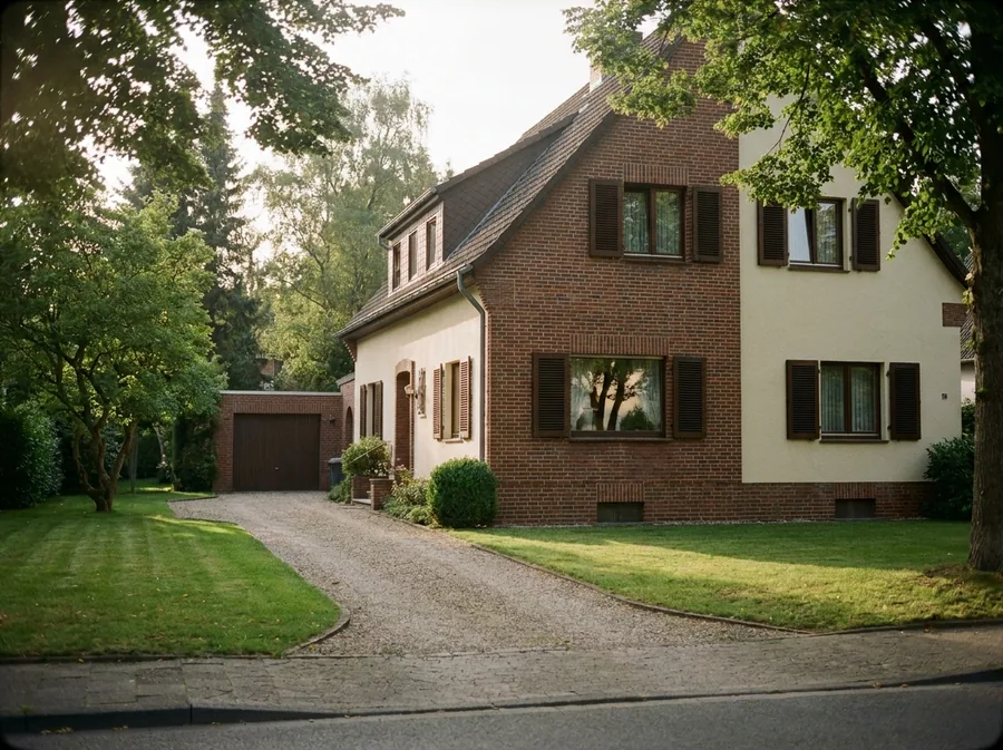 Gepflegtes Einfamilienhaus in einer ruhigen Vorortstraße